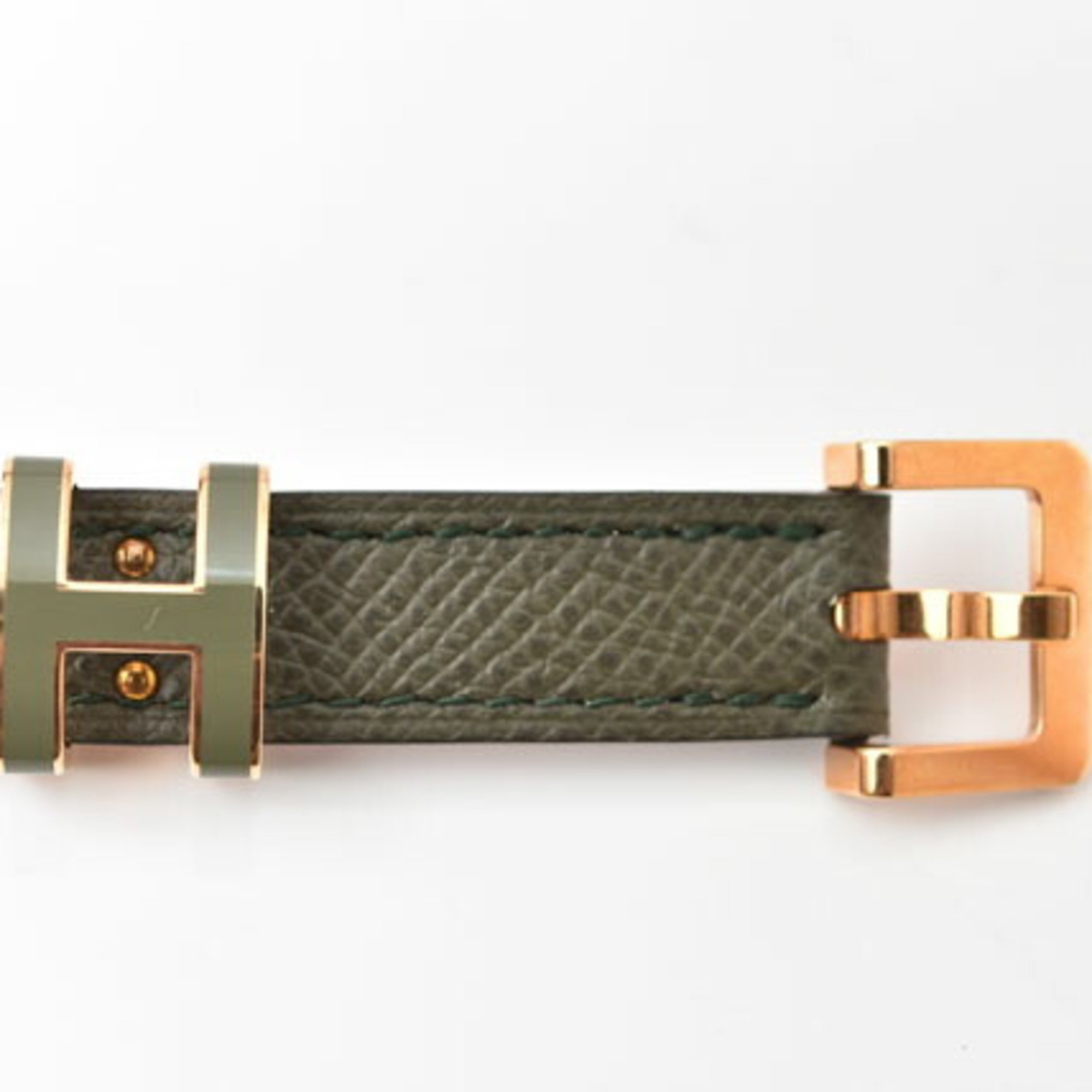 Hermes Belt HERMES Pop H15 Size 70 Epsom Leather Vert Gris