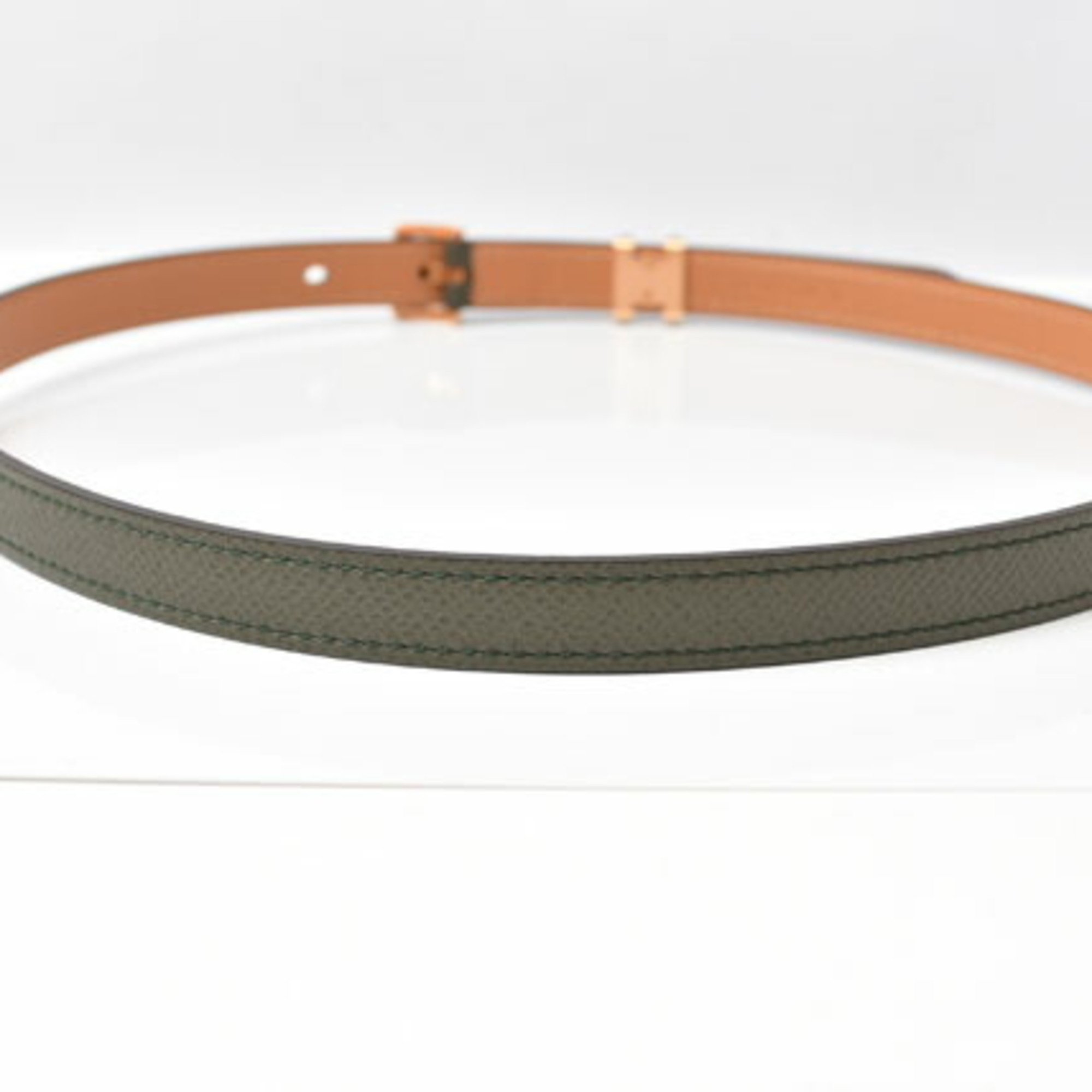 Hermes Belt HERMES Pop H15 Size 70 Epsom Leather Vert Gris