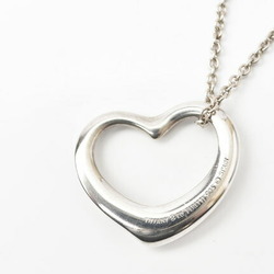 Tiffany Necklace Pendant Silver TIFFANY&Co. Elsa Peretti Heart Motif Width 2.1cm