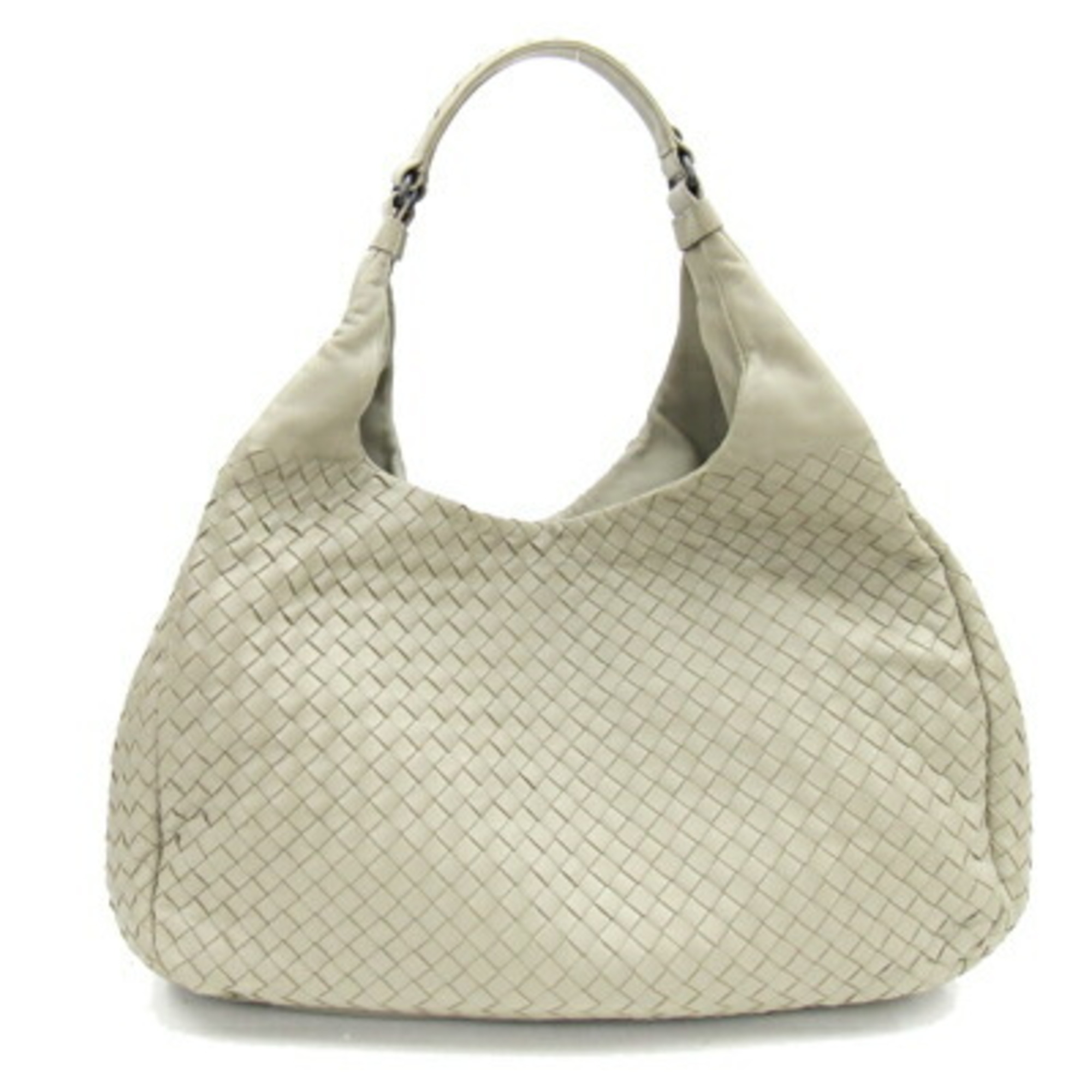 Bottega Veneta Tote Bag Intrecciato Campana 125787 Light Greige Leather Shoulder Women's BOTTEGA VENETA