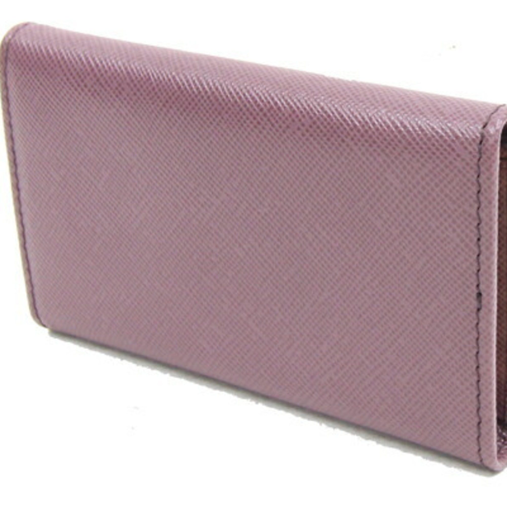 PRADA 6-ring key case 1M0222 Purple leather Women's