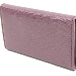 PRADA 6-ring key case 1M0222 Purple leather Women's