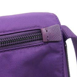 Prada Shoulder Bag BT8994 Purple Nylon Leather Pochette Women's PRADA