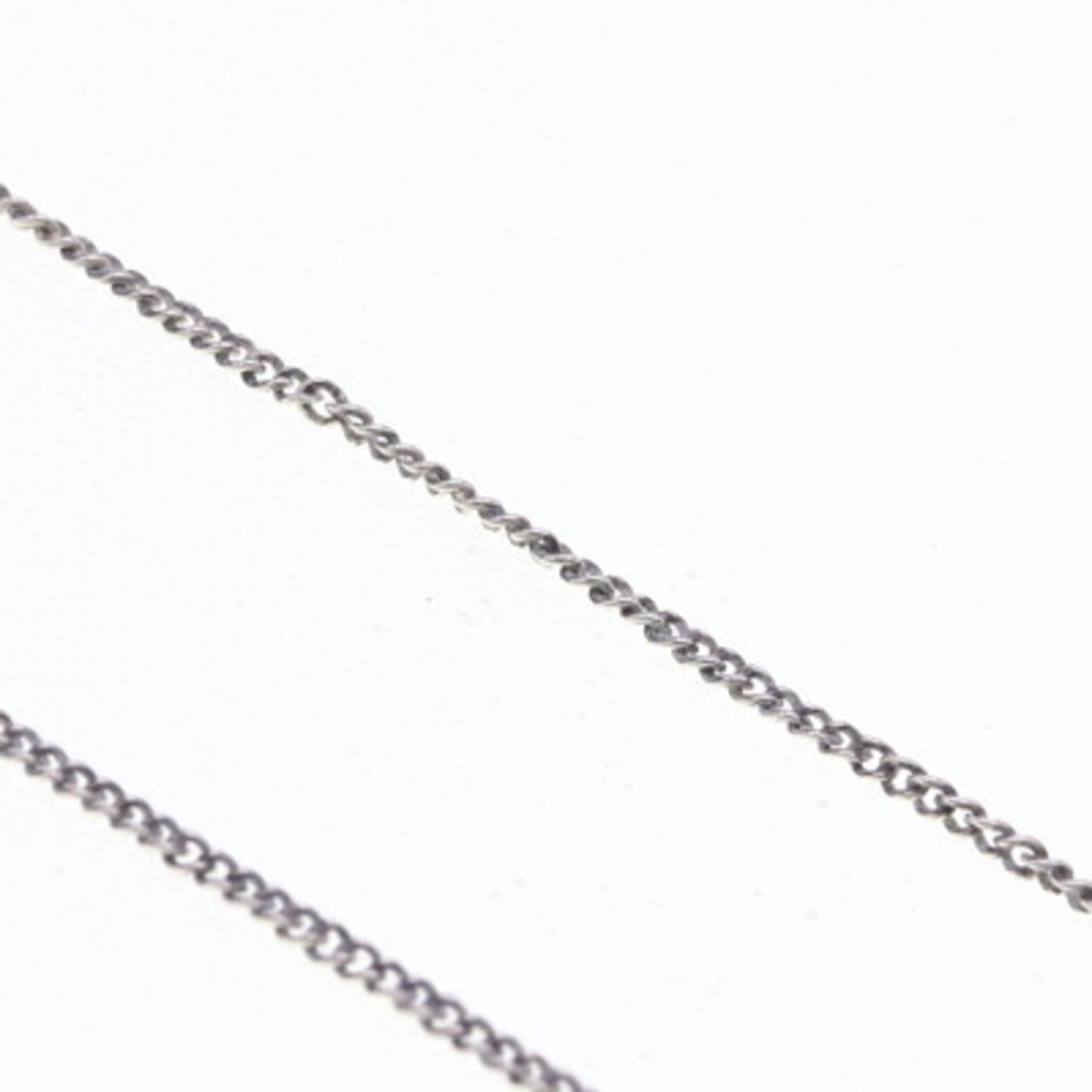 Tiffany Necklace Triple Heart SV Sterling Silver 925 Pendant Choker Women's TIFFANY & CO