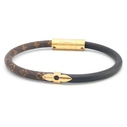 Louis Vuitton Bracelet Monogram Daily Confidential M6431F Noir Bangle Women's Men's LOUIS VUITTON