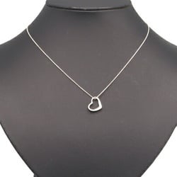 Tiffany Necklace Elsa Peretti Heart SV Sterling Silver 925 Pendant Choker Women's TIFFANY & CO