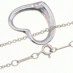 Tiffany Necklace Elsa Peretti Heart SV Sterling Silver 925 Pendant Choker Women's TIFFANY & CO