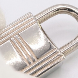 Hermes Padlock, Silver Metal, Key, Women's, Men's, Unisex, HERMES