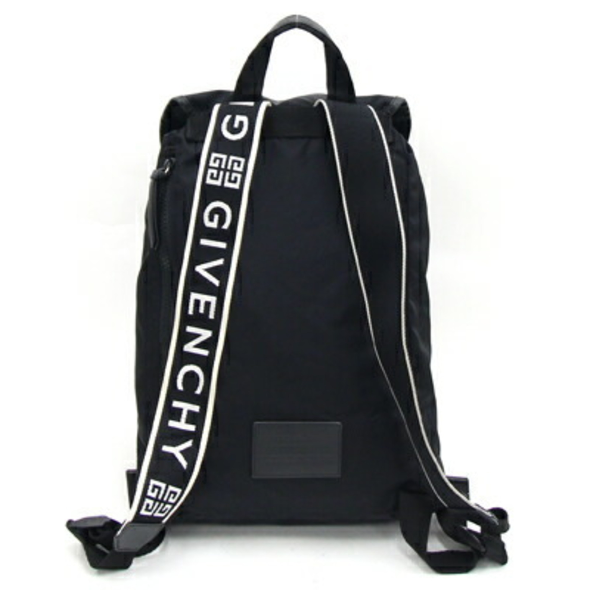 Givenchy Backpack BK500MK0B5 004 Black Nylon Leather Day Bag Men's Women's GIVENCHY