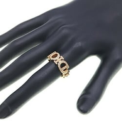 Christian Dior Dior Ring Revolution R1140DVOCY Gold Metal Crystal Size S Women's