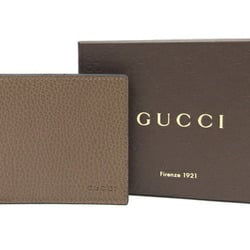 Gucci Bi-fold Wallet 278596 Brown Leather Folding Compact Men's GUCCI