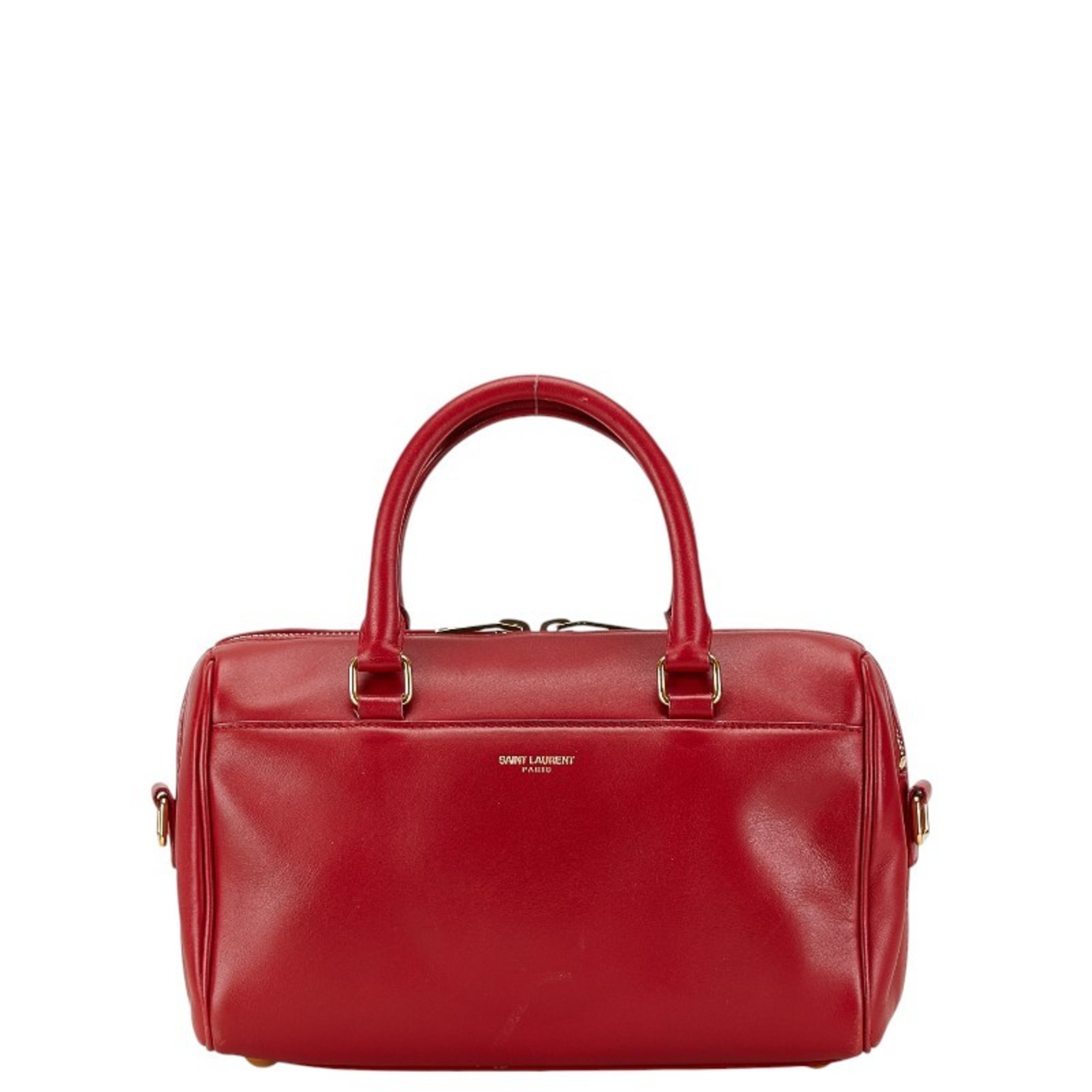 Saint Laurent handbag shoulder bag red leather women's SAINT LAURENT