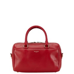 Saint Laurent handbag shoulder bag red leather women's SAINT LAURENT