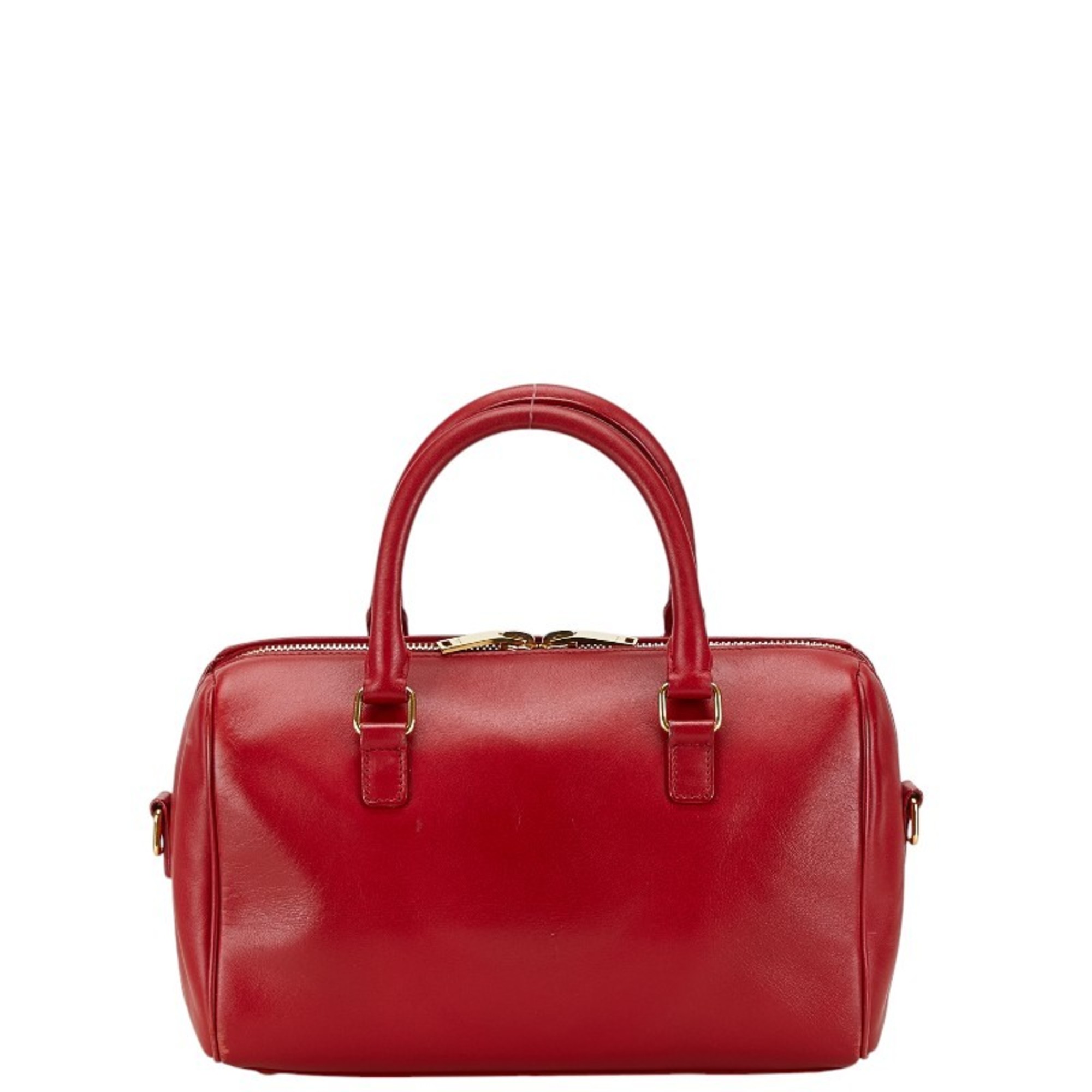 Saint Laurent handbag shoulder bag red leather women's SAINT LAURENT