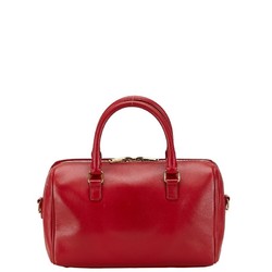 Saint Laurent handbag shoulder bag red leather women's SAINT LAURENT