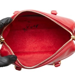 Saint Laurent handbag shoulder bag red leather women's SAINT LAURENT