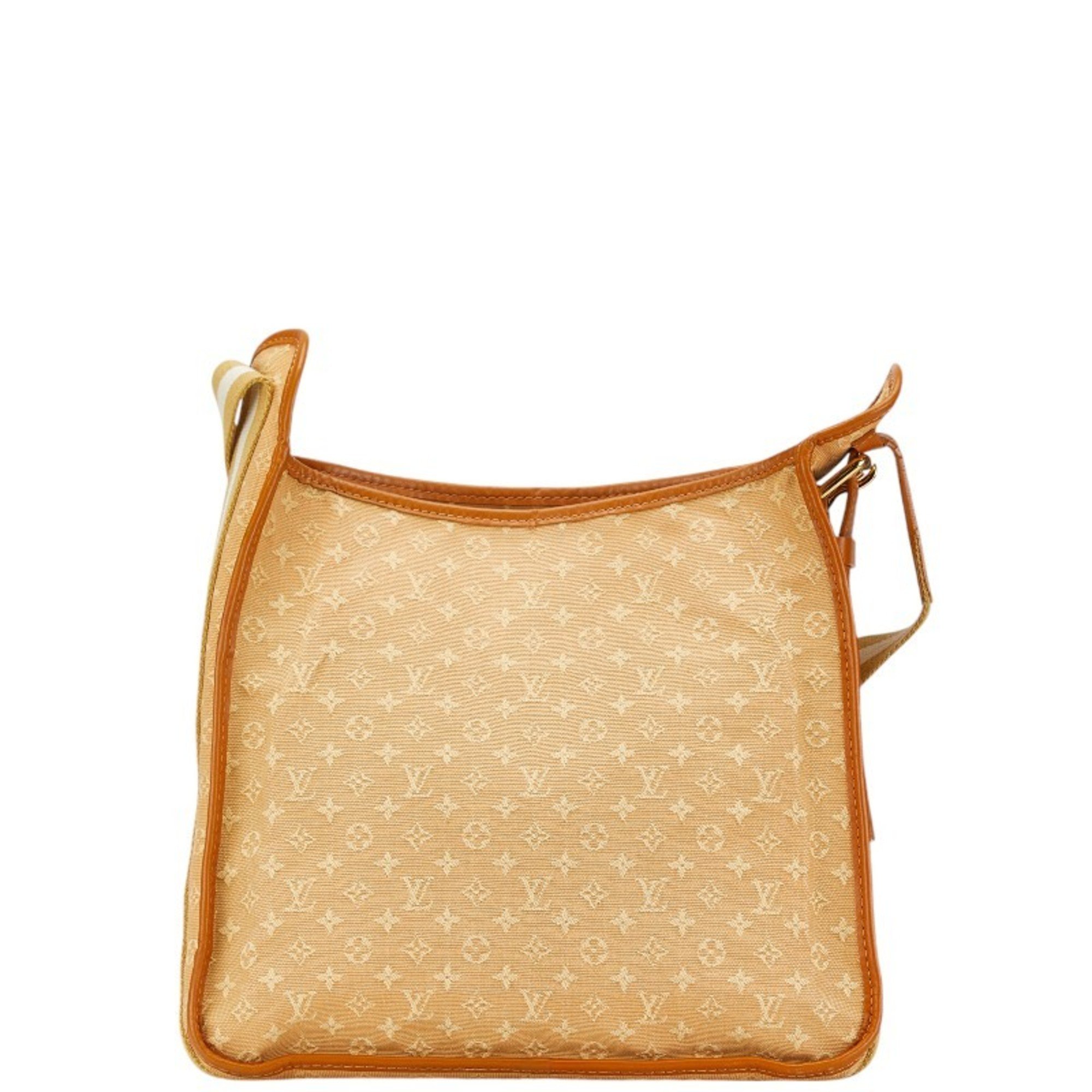 Louis Vuitton Monogram Busas Marie Kate Shoulder Bag M92323 Beige Brown Canvas Leather Women's LOUIS VUITTON