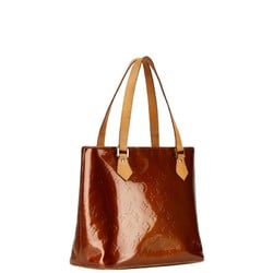 Louis Vuitton Monogram Vernis Houston Tote Bag M91122 Bronze Patent Leather Women's LOUIS VUITTON