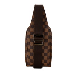 Louis Vuitton Damier Geronimos Shoulder Bag Body Waist N51994 Brown PVC Leather Women's LOUIS VUITTON