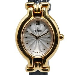 Fendi Chameleon Watch with 5 Changeable Straps, 640L, Quartz, White Dial, Stainless Steel, Leather, Women's, FENDI