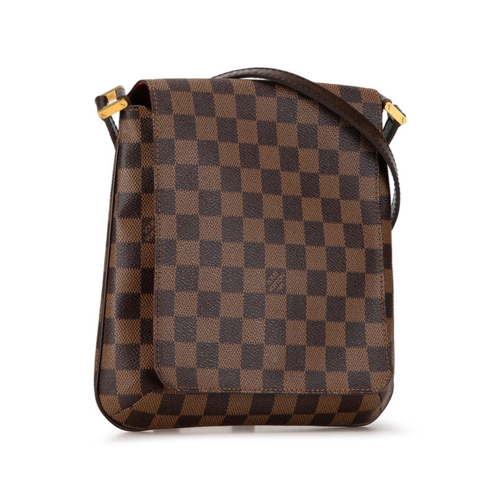 Louis Vuitton Damier Musette Salsa Long Shoulder Bag N51300 Brown PVC Leather Women's LOUIS VUITTON