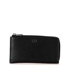 Gucci L-shaped long wallet 574745 black silver leather men's GUCCI