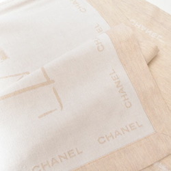 Chanel Blanket, CHANEL Reversible Blanket Mademoiselle CC Motif Wool Silk