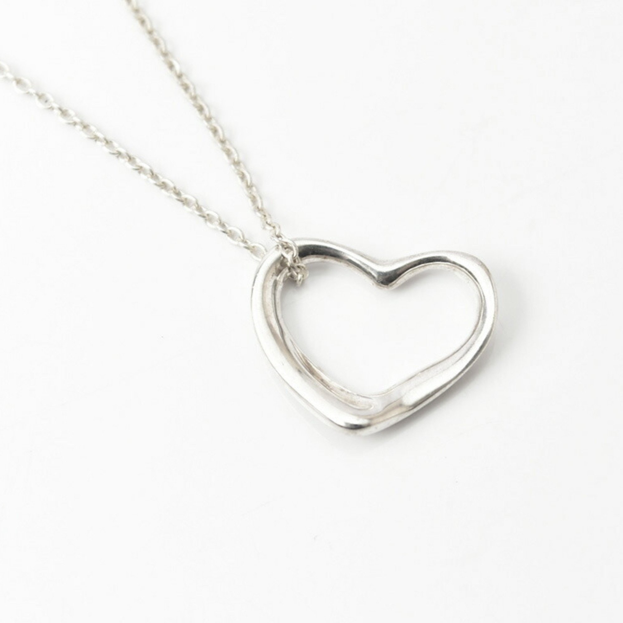 Tiffany Necklace Pendant Silver TIFFANY&Co. Heart Width 1.5cm