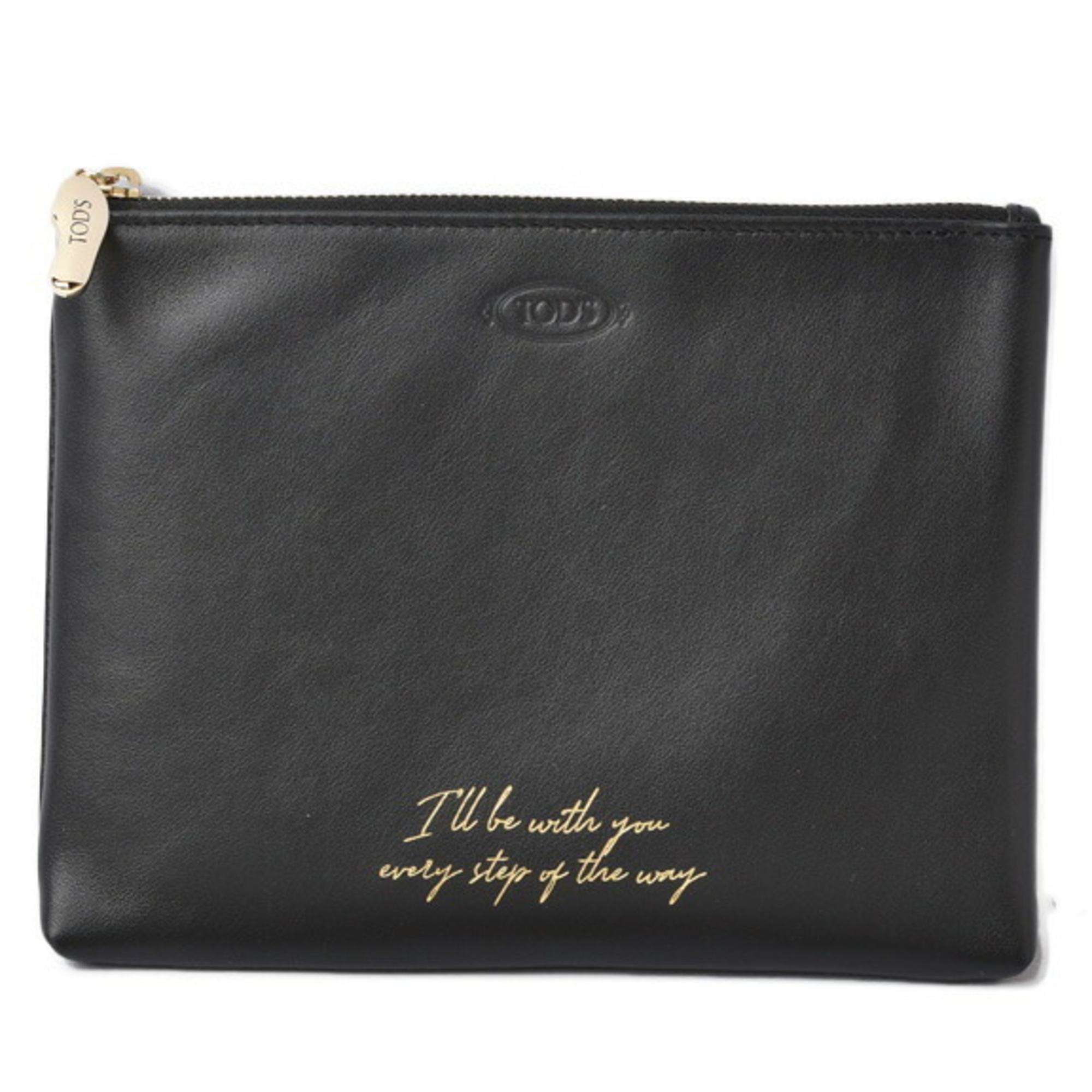 Tod's Clutch Pouch Flat PM TOD'S Soft Leather Black XAUUNSN9200NKSB999