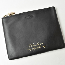 Tod's Clutch Pouch Flat PM TOD'S Soft Leather Black XAUUNSN9200NKSB999