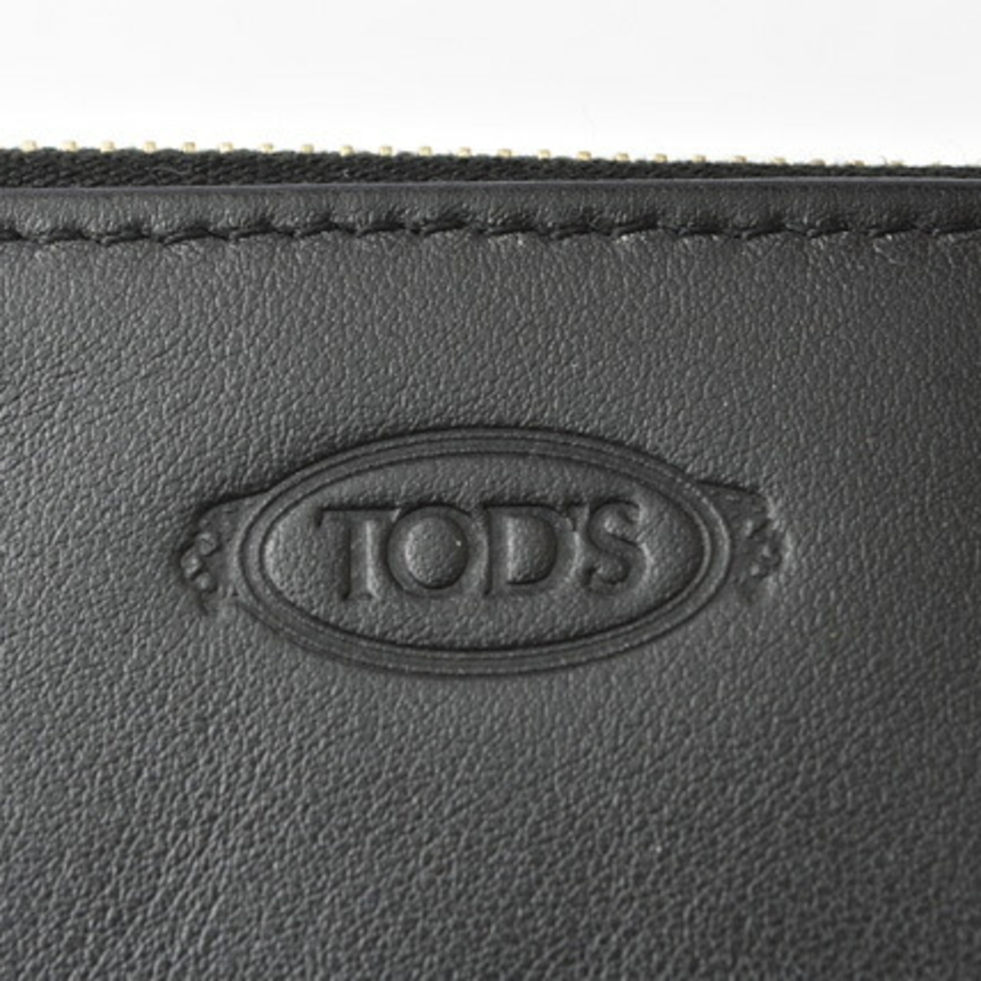 Tod's Clutch Pouch Flat PM TOD'S Soft Leather Black XAUUNSN9200NKSB999