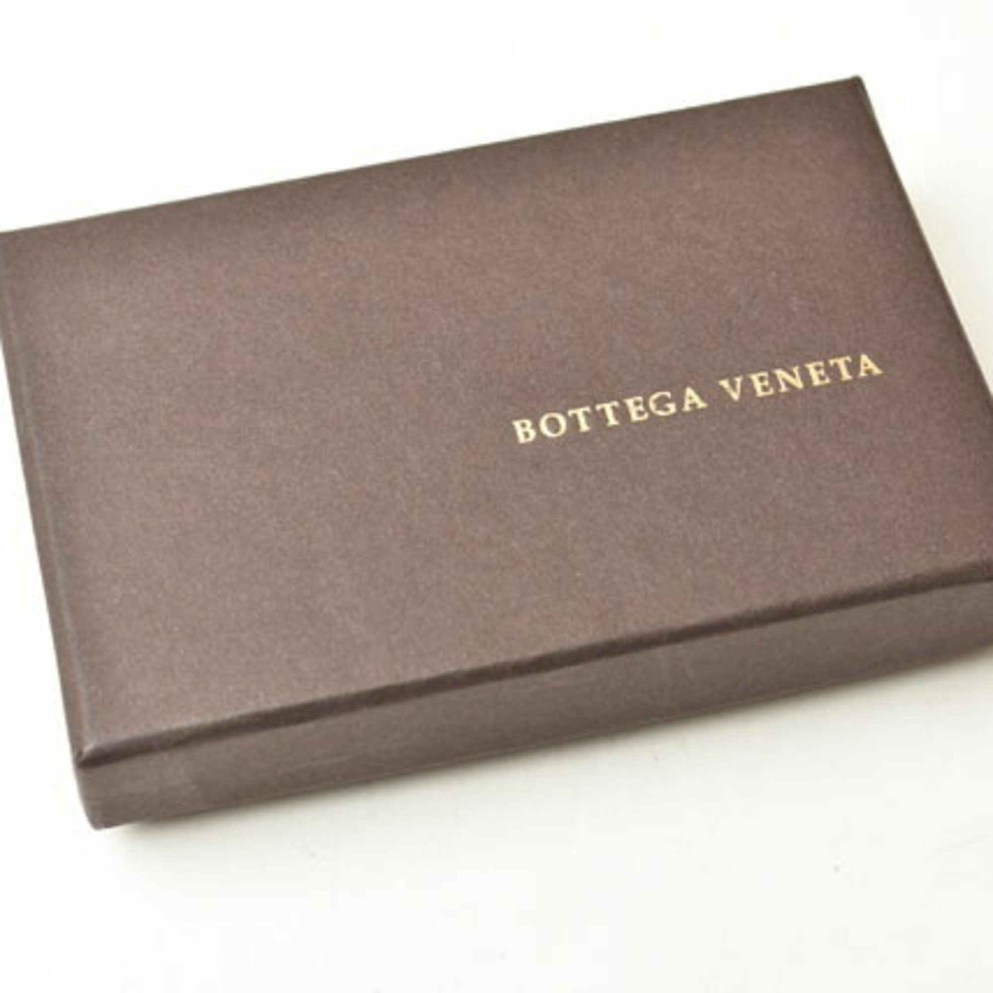 Bottega Veneta Keyring Neck Strap BOTTEGA VENETA Leather Dark Brown Silver 113540