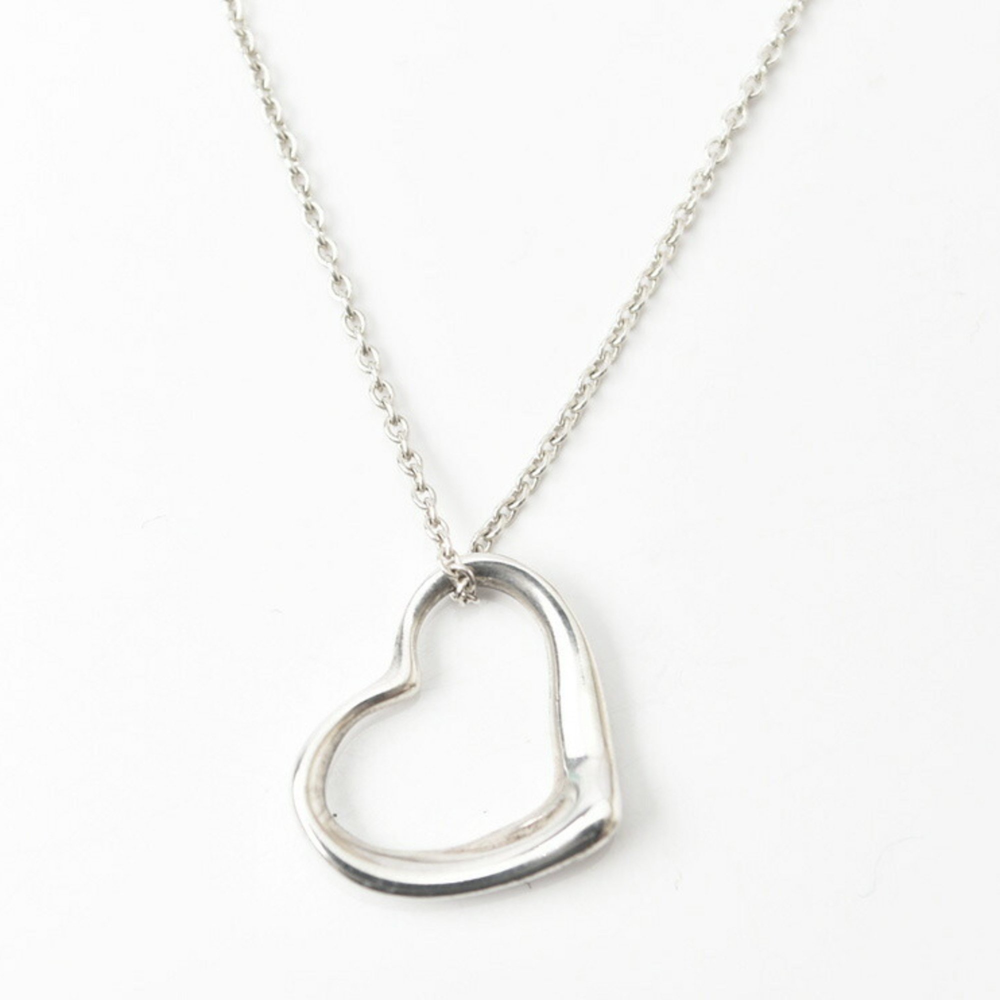 Tiffany Necklace Pendant Silver TIFFANY&Co. Heart Width 1.5cm