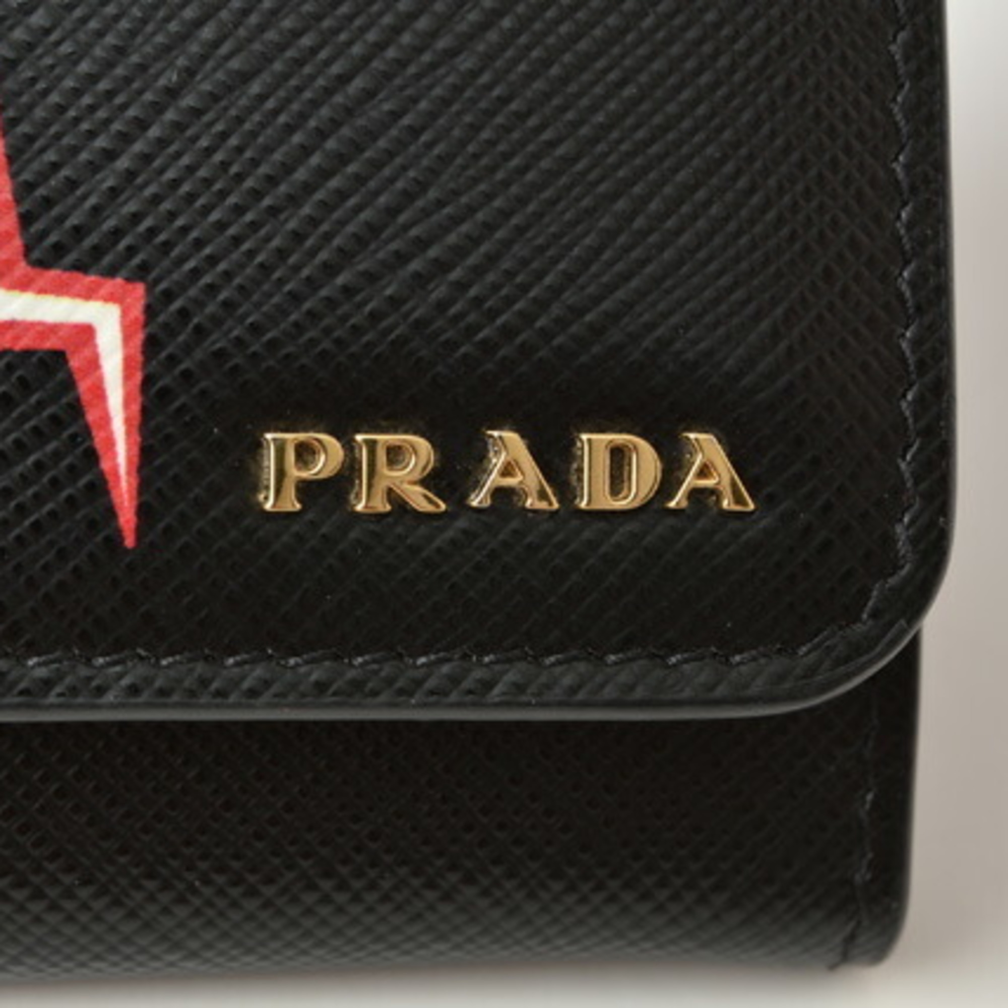 PRADA Wallet Long 1MH132 SAFFIANO PATCH Patchwork Rose Motif