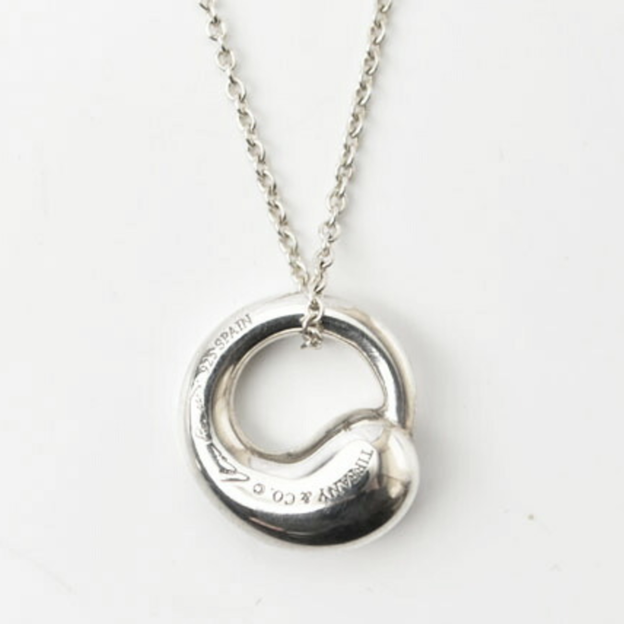 Tiffany Necklace Pendant Silver TIFFANY&Co. Eternal Circle Elsa Peretti