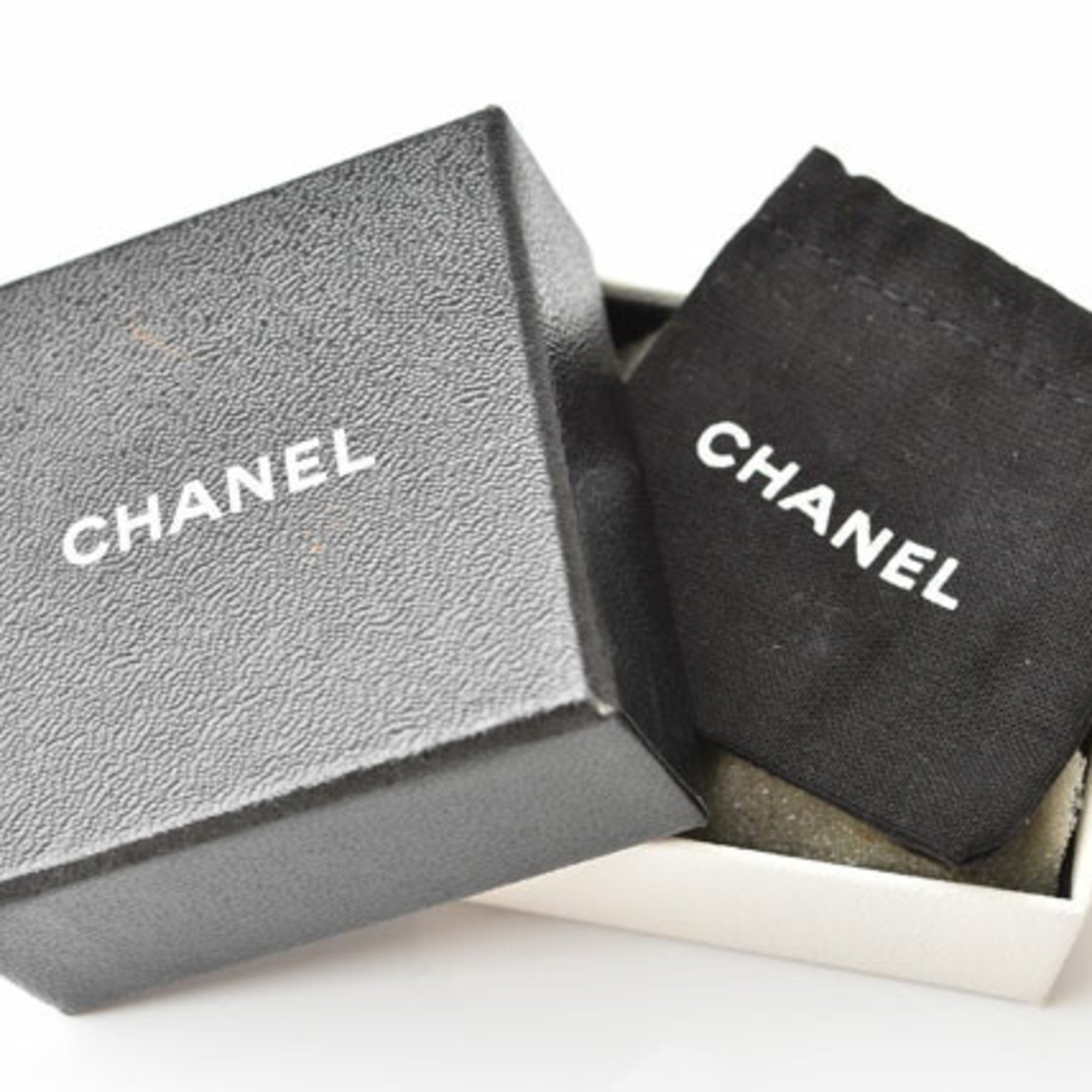 Chanel Earrings CHANEL CC Coco Mark Camellia Swing Gold A61472