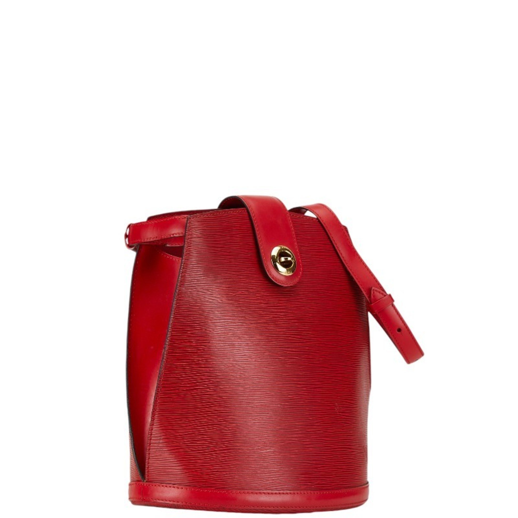 Louis Vuitton Epi Cluny Shoulder Bag M52257 Castilian Red Leather Women's LOUIS VUITTON