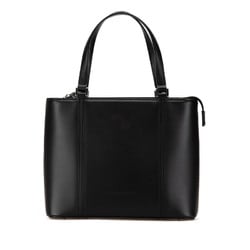 Burberry Nova Check Tote Bag Black Leather Women's BURBERRY