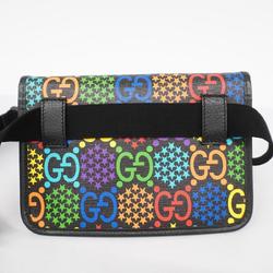 Gucci Waist Bag GG Psychedelic 598113 Black Multicolor Men's