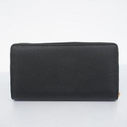 Gucci Long Wallet 658691 Leather Black Men's