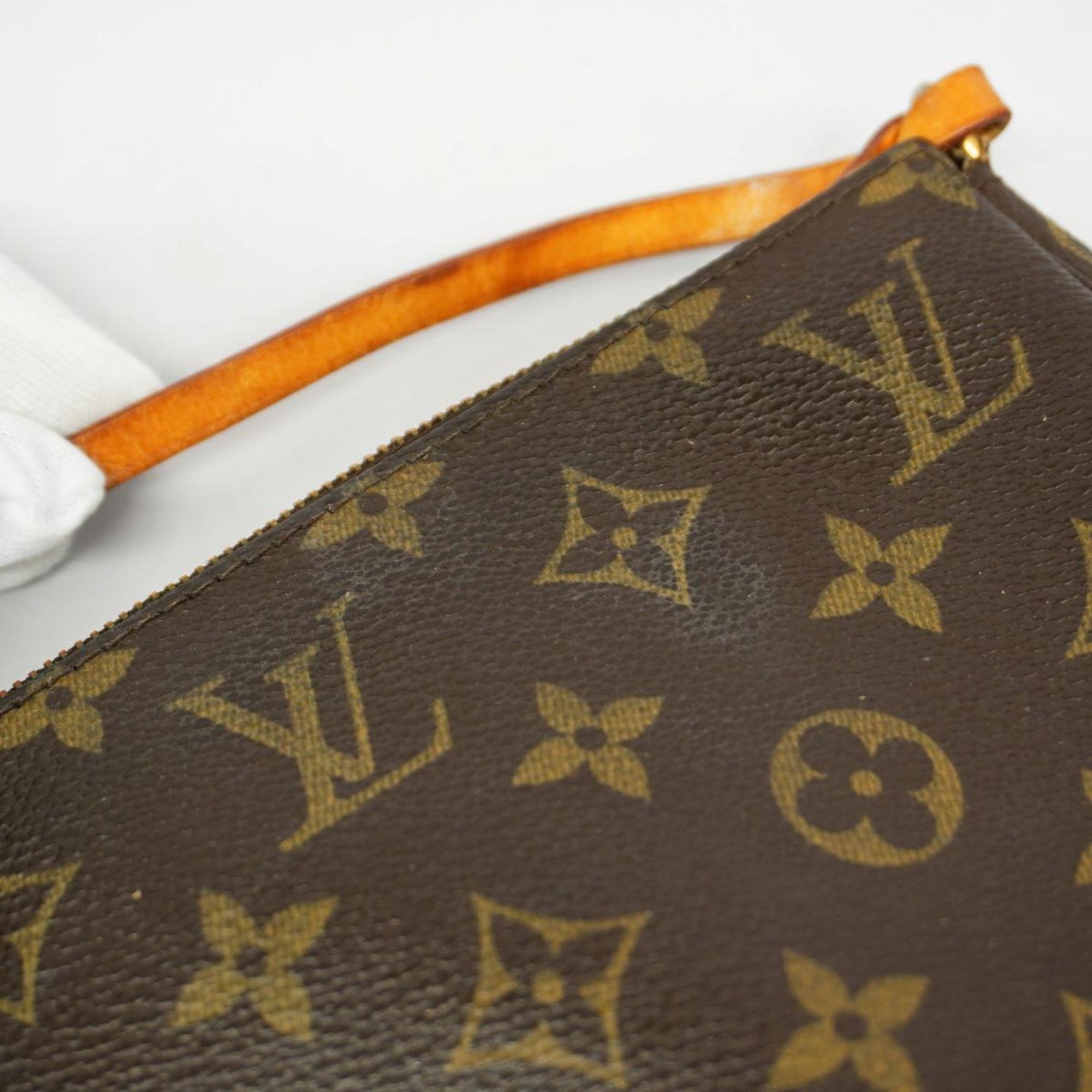 Louis Vuitton Pouch Monogram Pochette Accessoires M51980 Brown Women's