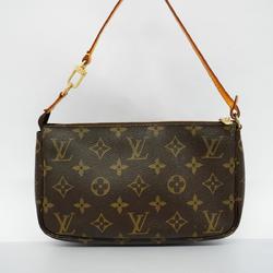 Louis Vuitton Pouch Monogram Pochette Accessoires M51980 Brown Women's