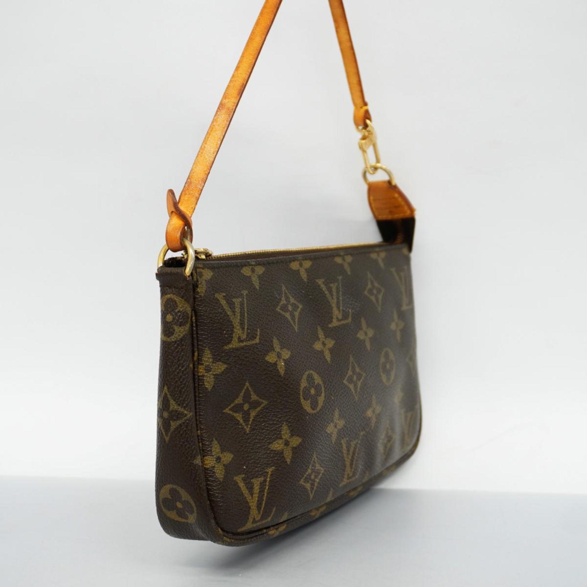 Louis Vuitton Pouch Monogram Pochette Accessoires M51980 Brown Women's