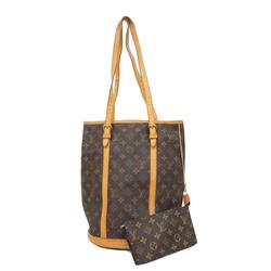 Louis Vuitton Tote Bag Monogram Bucket GM M42236 Brown Women's