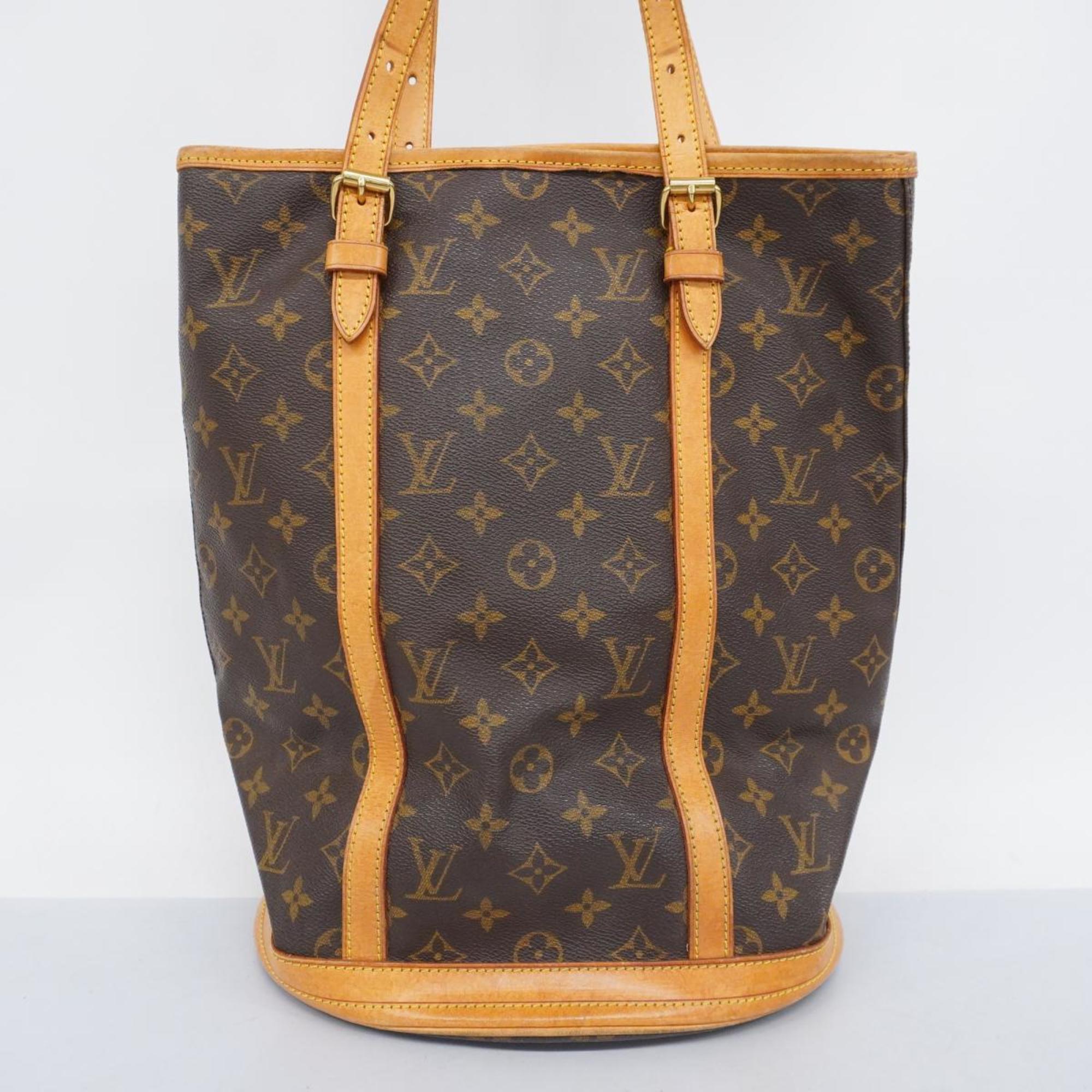 Louis Vuitton Tote Bag Monogram Bucket GM M42236 Brown Women's