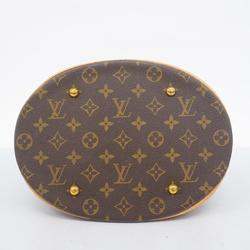 Louis Vuitton Tote Bag Monogram Bucket GM M42236 Brown Women's