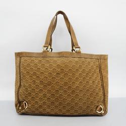 Gucci Tote Bag Abby 141472 Leather Brown Women's