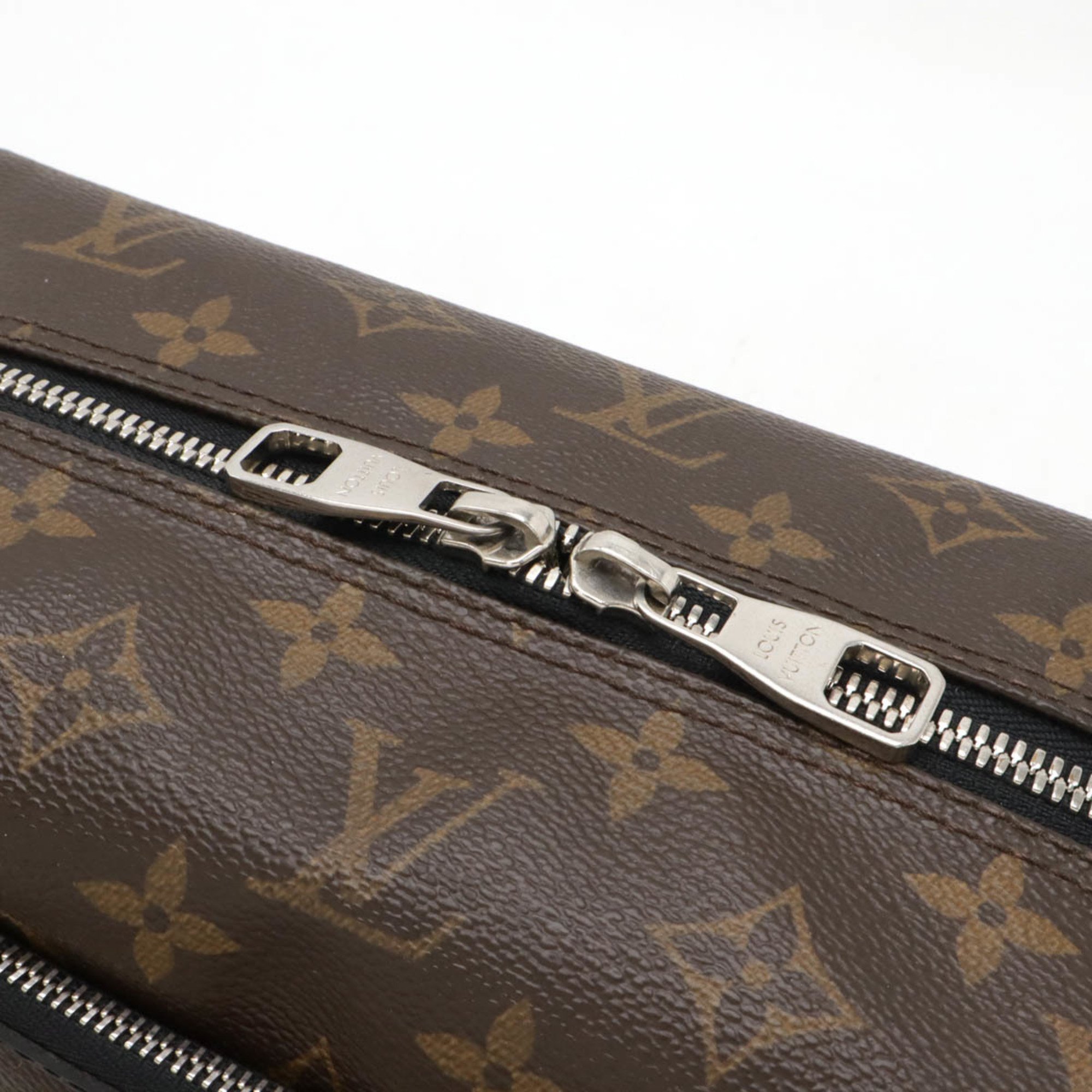 LOUIS VUITTON Louis Vuitton Monogram Macassar Truss Toilette Pouch Travel Second Bag Handbag M40378