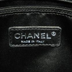 Chanel Tote Bag Paris Vialisso Caviar Skin Black Women's