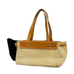 Hermes Tote Bag Airbag Cabas PM □H Stamp Toile GM Natural Women's